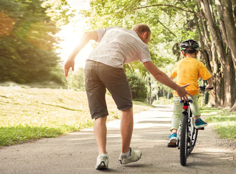 Learning to ride a bicycle